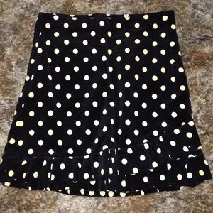 Talbots dot skirt